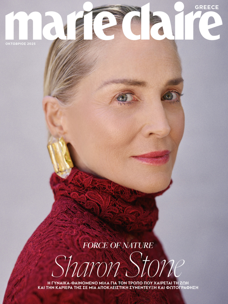 Στο Marie Claire Οκτωβρίου που κυκλοφορεί την Κυριακή με το ΘΕΜΑ, με εξώφυλλο τη Sharon Stone