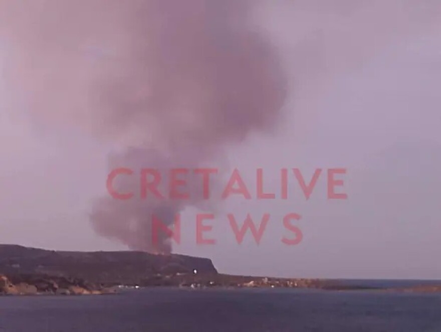 Φωτιά κοντά σε εργοστάσιο ανακύκλωσης στα Χανιά - Ισχυρές δυνάμεις στην περιοχή
