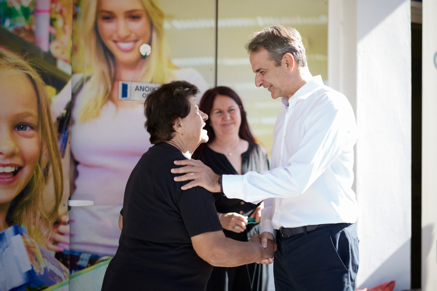 Mitsotakis from Lemnos: We corrected an injustice with the equation of the VAT reduction for islands with residents under 20,000 - Video