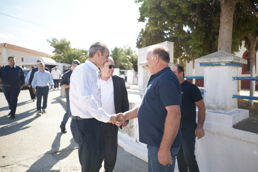 Mitsotakis from Lemnos: We corrected an injustice with the equation of the VAT reduction for islands with residents under 20,000 - Video