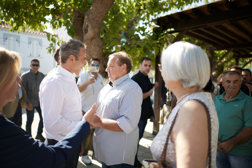 Mitsotakis from Lemnos: We corrected an injustice with the equation of the VAT reduction for islands with residents under 20,000 - Video