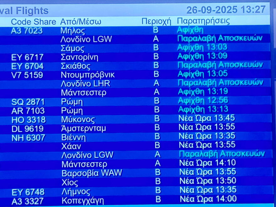 Καθυστερήσεις και αυξημένη κίνηση στο Ελ. Βενιζέλος λόγω «slow down» κατά 25% των αφίξεων από τους ελεγκτές εναέριας κυκλοφορίας
