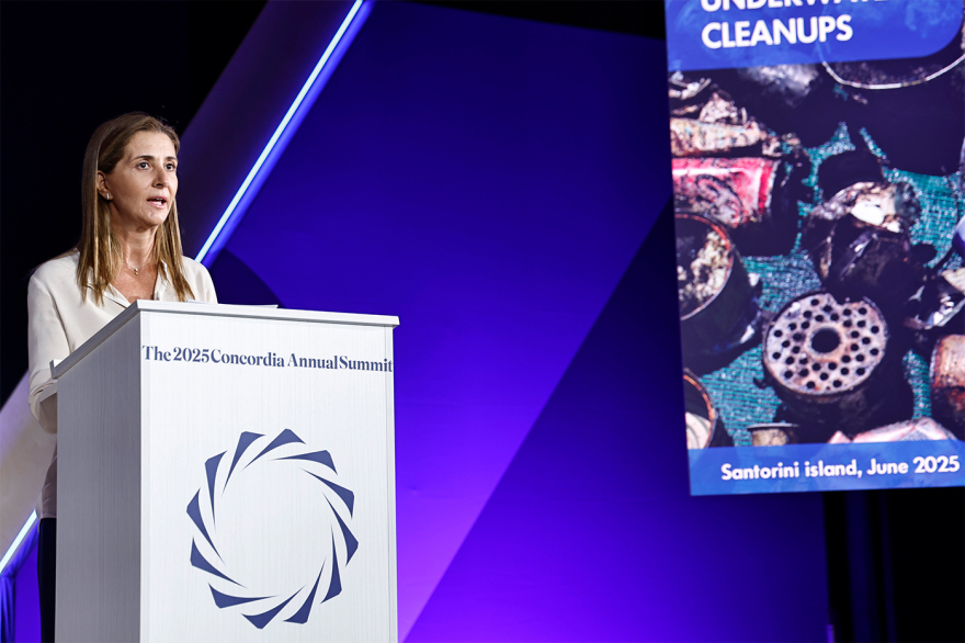 Εύη Λαζού - Λασκαρίδη στο Concordia Summit: Ο ωκεανός είναι η ραχοκοκαλιά της ζωής στη Γη
