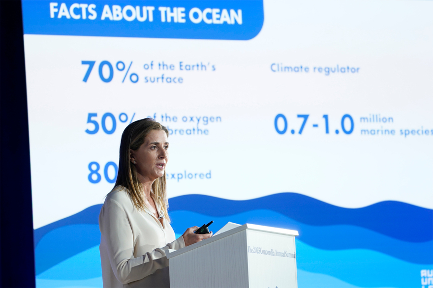 Εύη Λαζού - Λασκαρίδη στο Concordia Summit: Ο ωκεανός είναι η ραχοκοκαλιά της ζωής στη Γη