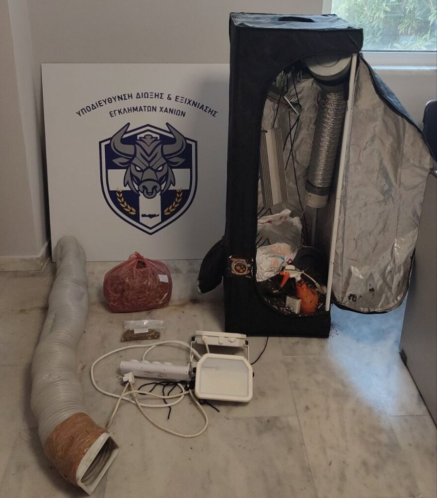 Έκρυβε πάνω από 600 γραμμάρια χασίς στο σπίτι του στα Χανιά - Μια σύλληψη, αναζητείται ο συνεργός