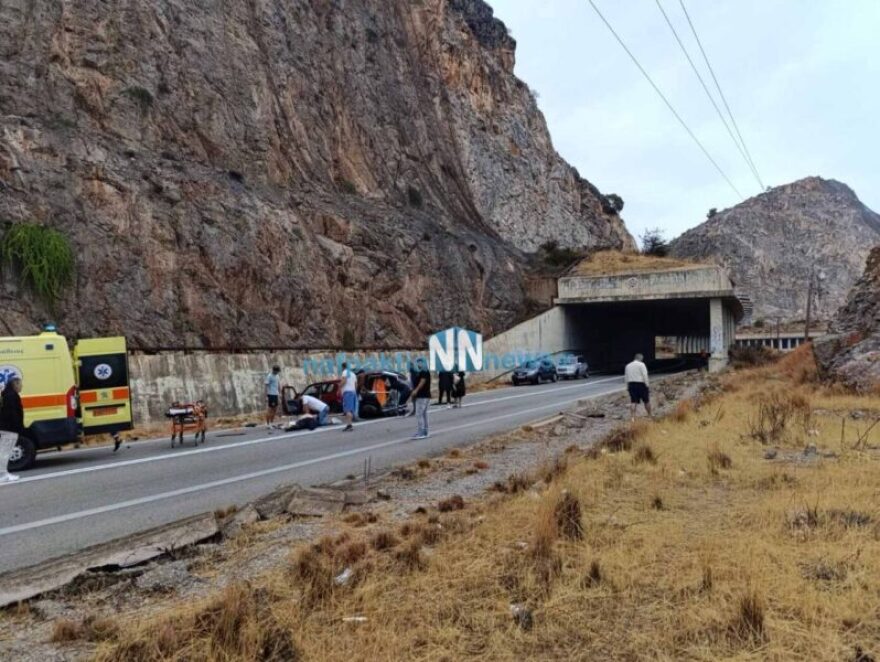 Σφοδρή σύγκρουση με τρεις τραυματίες.