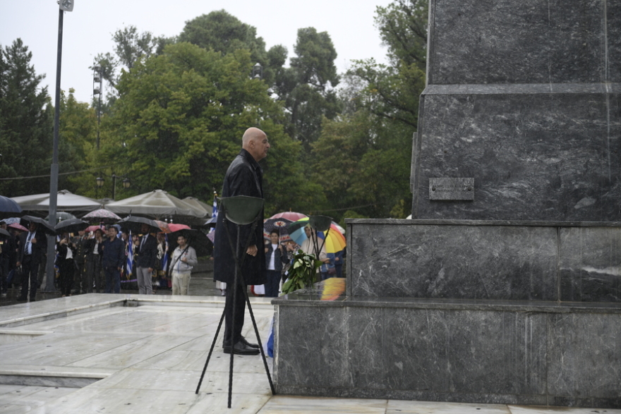 Dendias at the events for the 204th anniversary of Tripolitsa's Fall: 