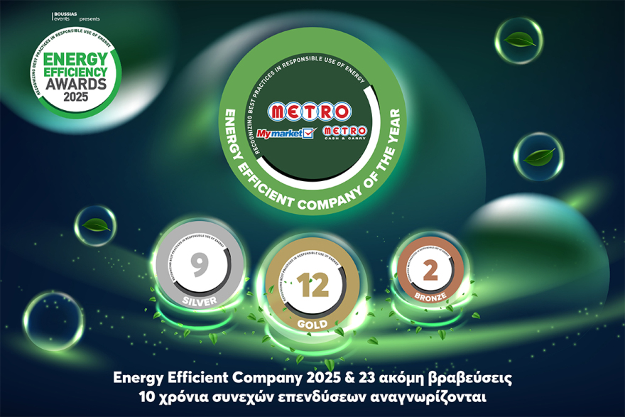 Η METRO Energy Efficient Company of the Year