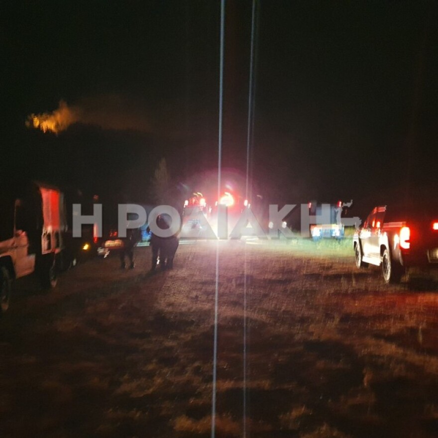 Φωτιά σε δασική έκταση στην Ελεούσα Ρόδου
