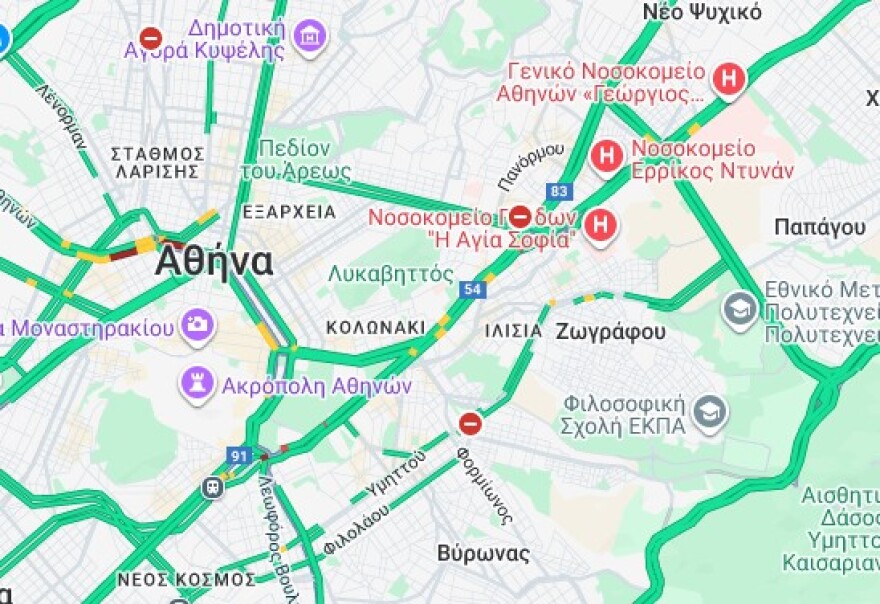 Αποκαταστάθηκε η κυκλοφορία στη Λεωφόρο Κηφισίας