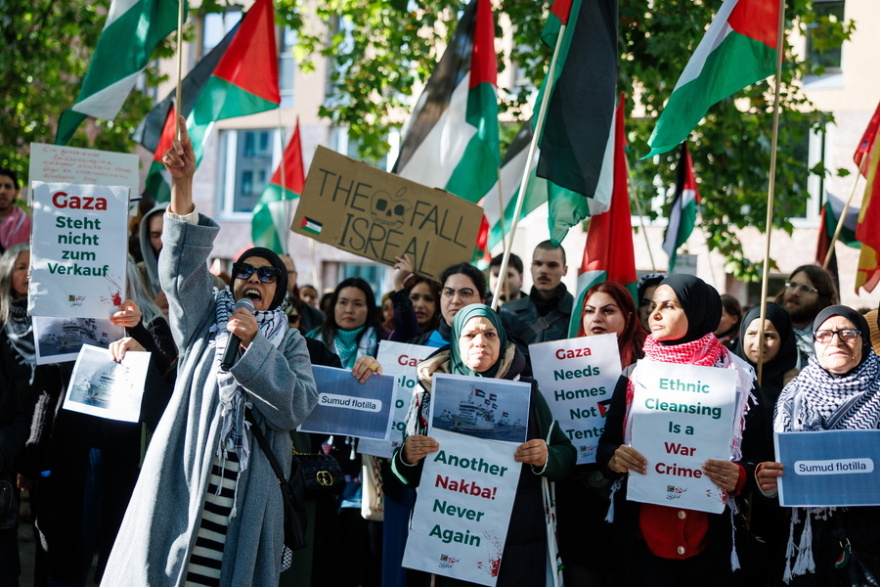 Κινητοποιήσεις σε πολλές ευρωπαϊκές πόλεις μετά την αναχαίτιση του στολίσκου για τη Γάζα από το Ισραήλ