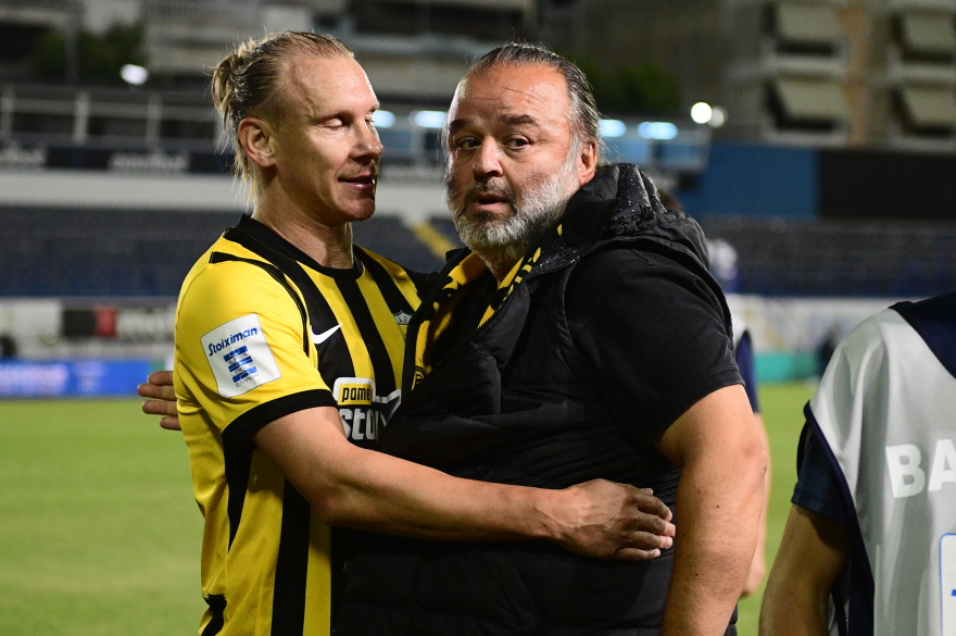 Μοίραζε συγχαρητήρια ο Μάριος Ηλιόπουλος μετά την ανατροπή της ΑΕΚ επί της Κηφισιάς στο Περιστέρι - Φωτογραφίες 