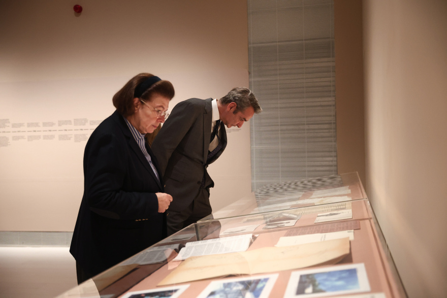 Kyriakou and Marevas Mitsotakis Visit to the National Museum of Contemporary Art - Photos