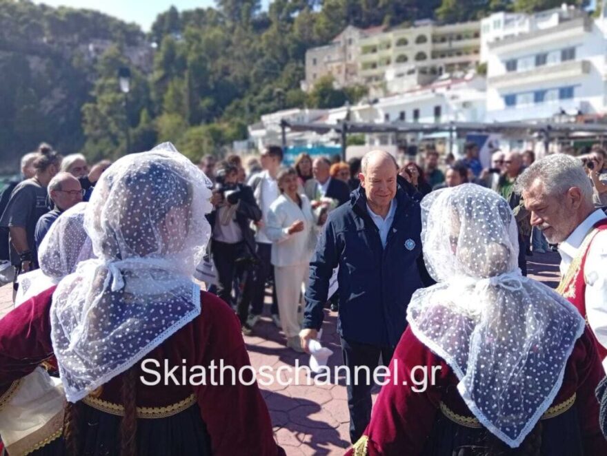 Ο πρίγκιπας Αλβέρτος του Μονακό στην Αλόννησο - Δείτε βίντεο και φωτογραφίες