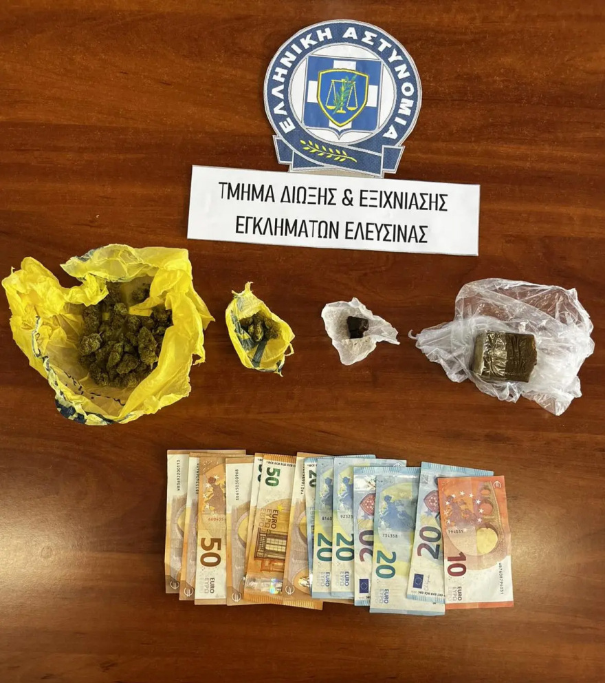 Συνελήφθησαν δύο άτομα για διακίνηση ναρκωτικών και οπλοκατοχή στην Ελευσίνα Συνελήφθησαν δύο άτομα για διακίνηση ναρκωτικών και οπλοκατοχή στην Ελευσίνα