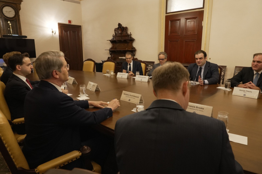Συνάντηση Πιερρακάκη με τον Αμερικανό ΥΠΟΙΚ στην Ουάσιγκτον: Τι συζήτησαν