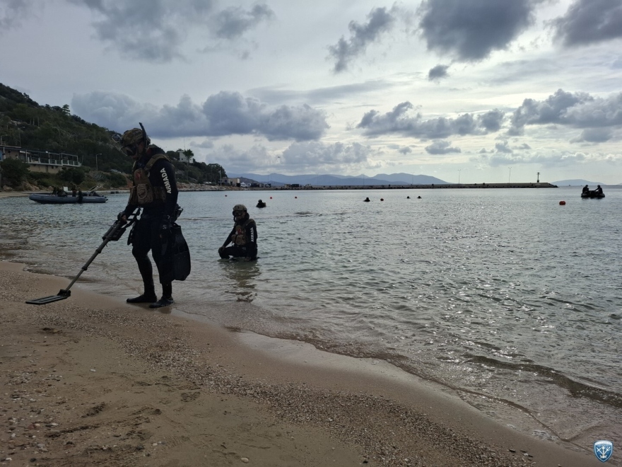 Επιχειρήσεις Ναρκοθηρίας και Εξουδετέρωσης Ναρκών στην πολυεθνική άσκηση «Aegean Seal 25-I», δείτε βίντεο 