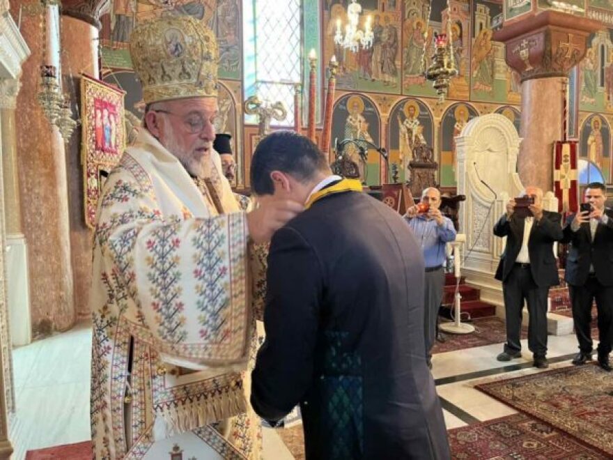 Ο Μητροπολίτης Ρόδου τίμησε τον Πρύτανη του ΕΚΠΑ Γεράσιμο Σιάσο