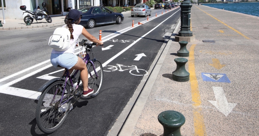 Θεσσαλονίκη: Υψηλού ή πολύ υψηλού κινδύνου πάνω από το 65% των τμημάτων του δικτύου ποδηλατοδρόμων