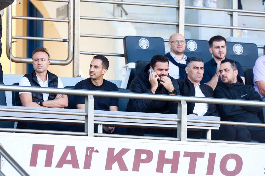 ΟΦΗ - Ηρακλής: Στο «Παγκρήτιο» ο Κόντης μαζί με τους συνεργάτες του