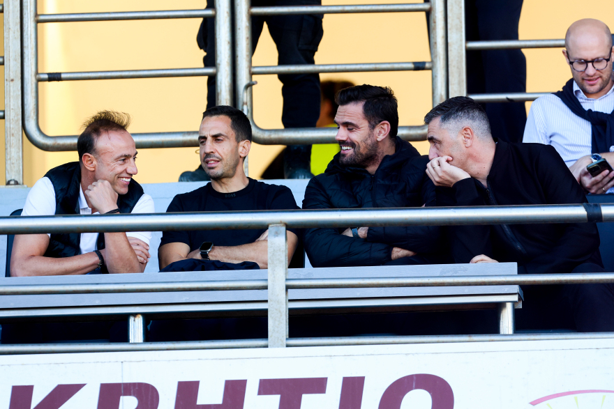 ΟΦΗ - Ηρακλής: Στο «Παγκρήτιο» ο Κόντης μαζί με τους συνεργάτες του