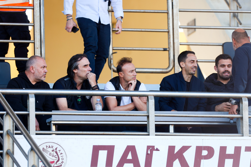 ΟΦΗ - Ηρακλής: Στο «Παγκρήτιο» ο Κόντης μαζί με τους συνεργάτες του