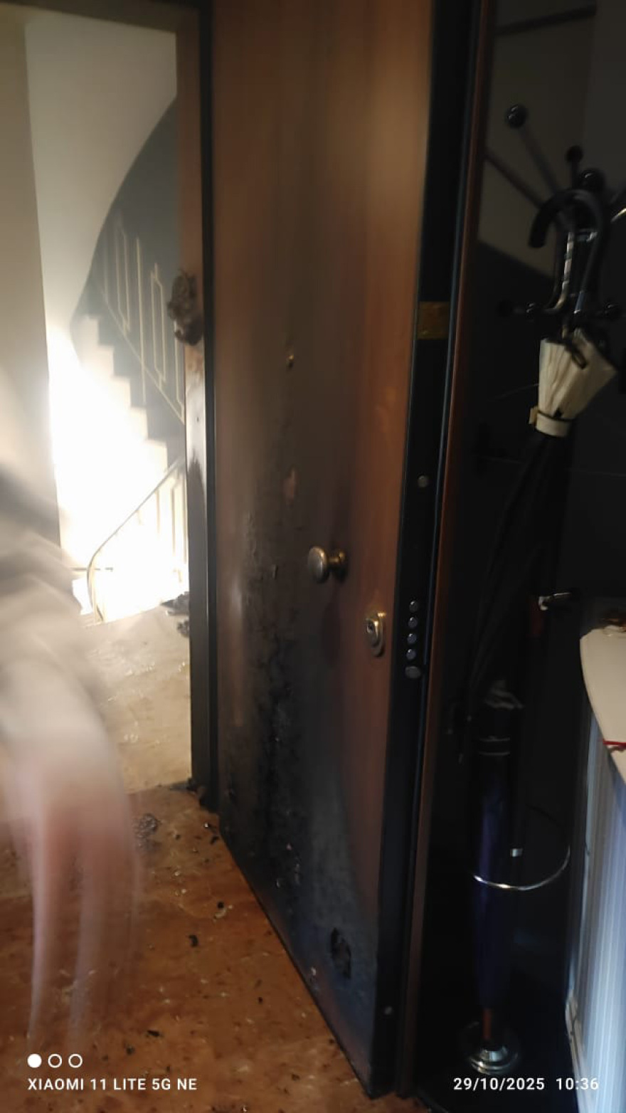 Επίθεση στο πολιτικό γραφείο του υφυπουργού Εξωτερικών Χάρη Θεοχάρη - Πέταξαν μολότοφ στην πόρτα, δείτε φωτογραφίες