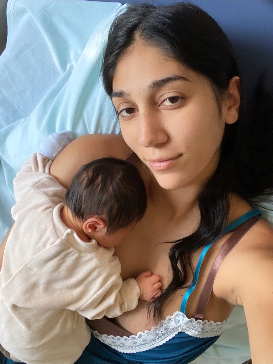 H Παρασκευή Κερασιώτη έφερε στον κόσμο το πρώτο της παιδί