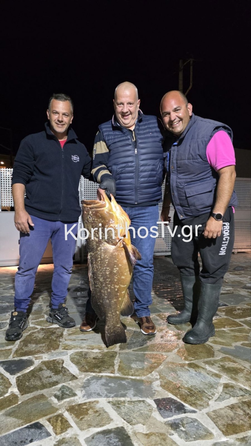 Koρινθιακός κόλπος: Ψάρεψαν ροφό - γίγαντα 20 κιλών - φωτό Ψάρεψαν ροφό-γίγα 20 κιλών στον Κορινθιακό