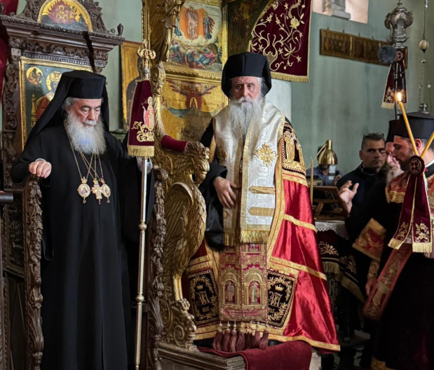 Ο Μητσοτάκης στην ενθρόνιση του νέου Αρχιεπισκόπου Σινά, κ. Συμεών - «Εθνικό καθήκον μας το ενδιαφέρον για τη Μονή»