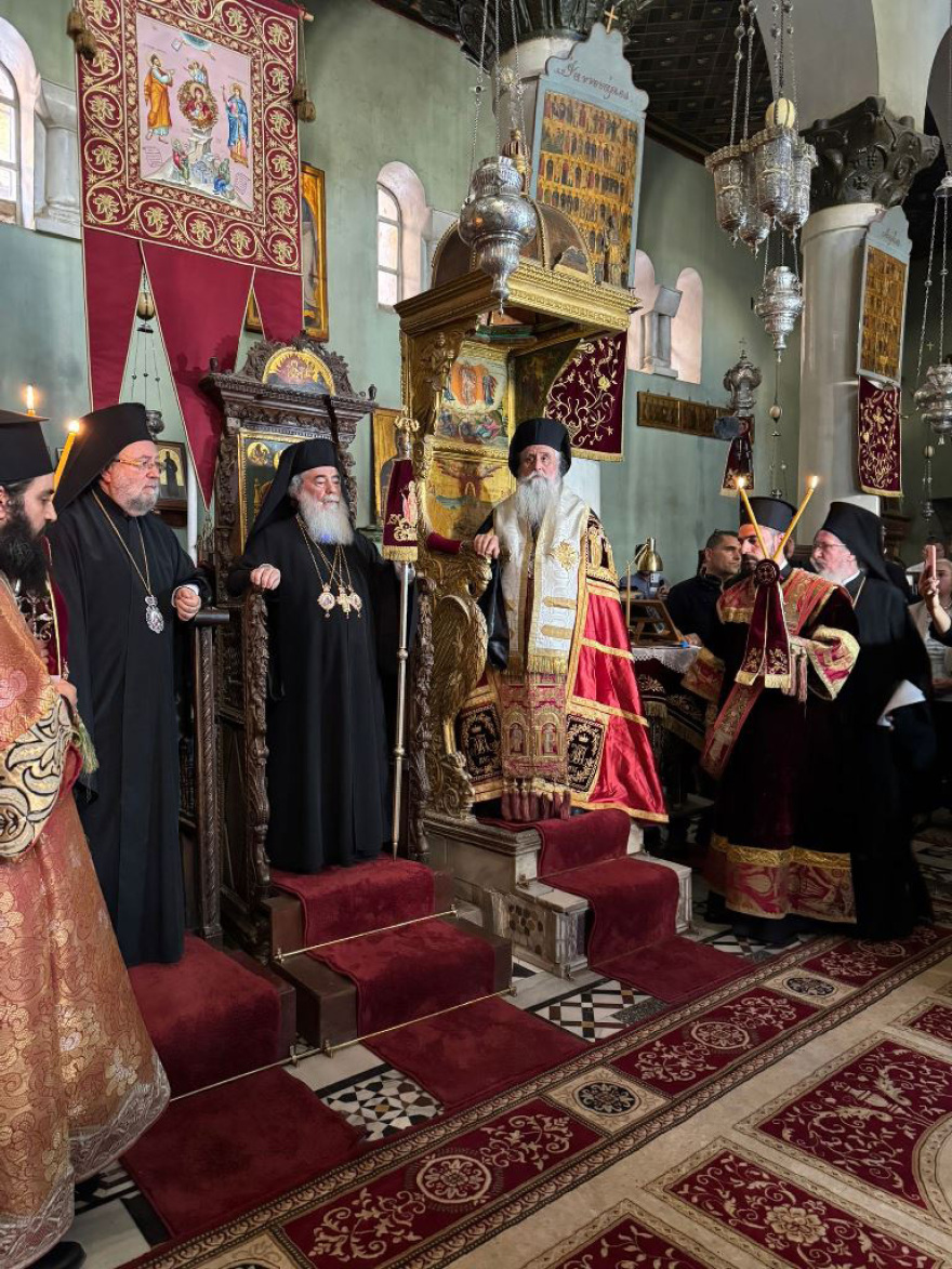 Ο Μητσοτάκης στην ενθρόνιση του νέου Αρχιεπισκόπου Σινά, κ. Συμεών - «Εθνικό καθήκον μας το ενδιαφέρον για τη Μονή»