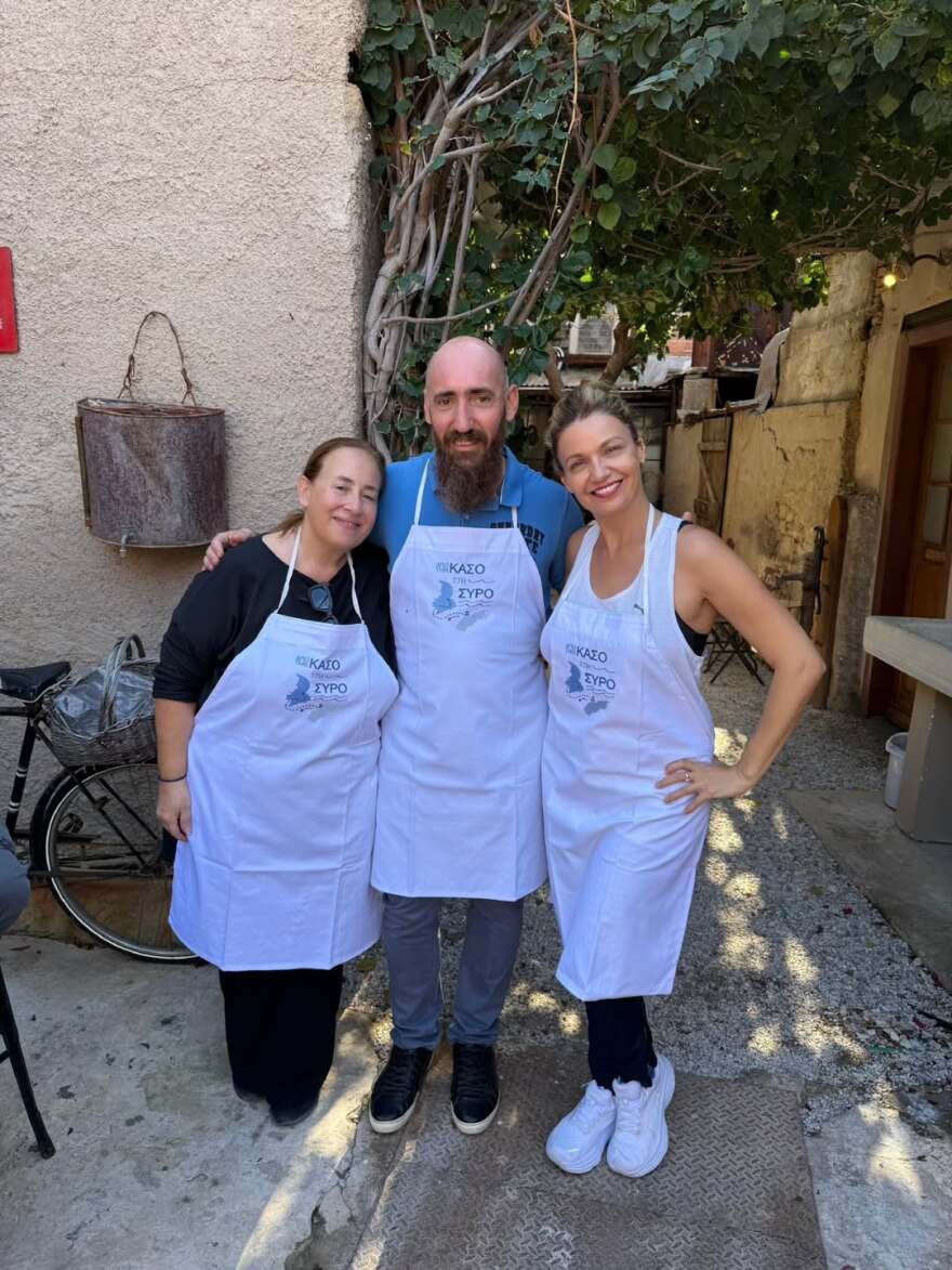 Παναγιώτα Βλαντή: Φθινοπωρινή απόδραση στη Σύρο για την ηθοποιό