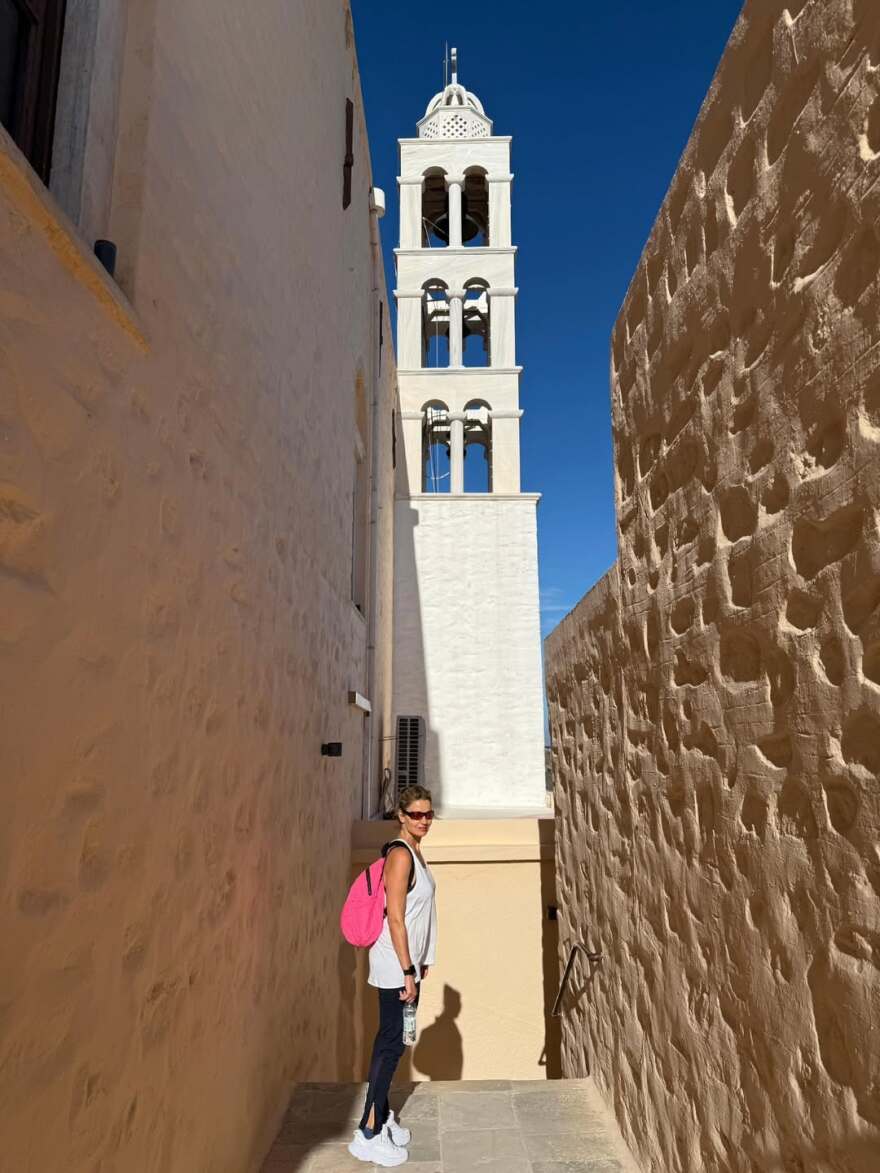 Παναγιώτα Βλαντή: Φθινοπωρινή απόδραση στη Σύρο για την ηθοποιό