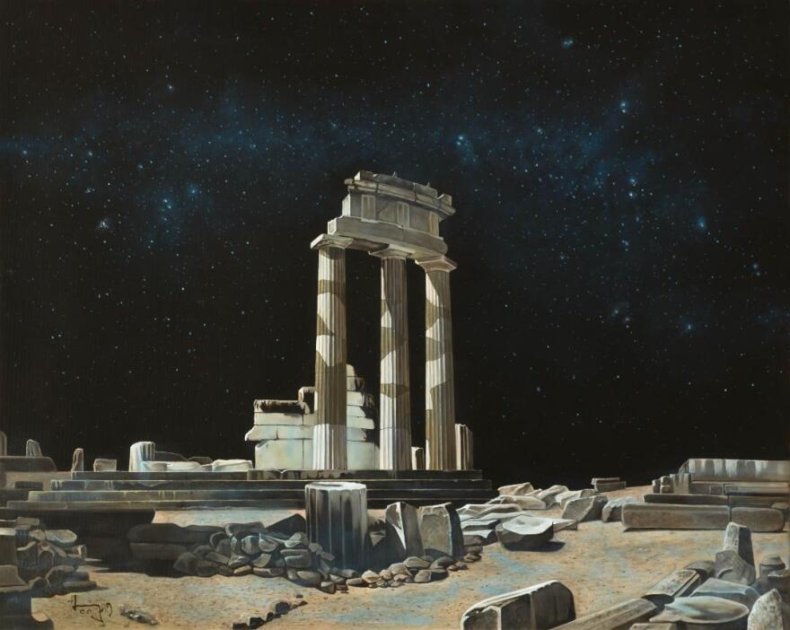 'Αγγελος: Ο μαγικός κόσμος του καταξιωμένου ζωγράφου σε μια έκθεση στην Kapopoulos Fine Arts Gallery