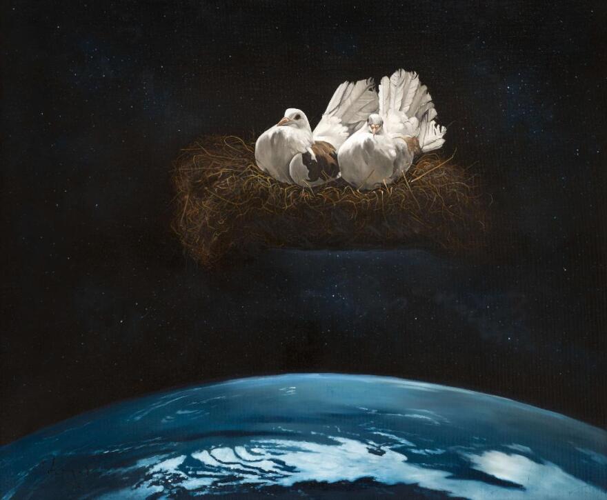 'Αγγελος: Ο μαγικός κόσμος του καταξιωμένου ζωγράφου σε μια έκθεση στην Kapopoulos Fine Arts Gallery