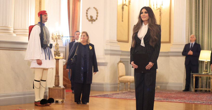 Η Κίμπερλι Γκιλφόιλ υπέβαλε τα διαπιστευτήριά της στον Πρόεδρο της Δημοκρατίας