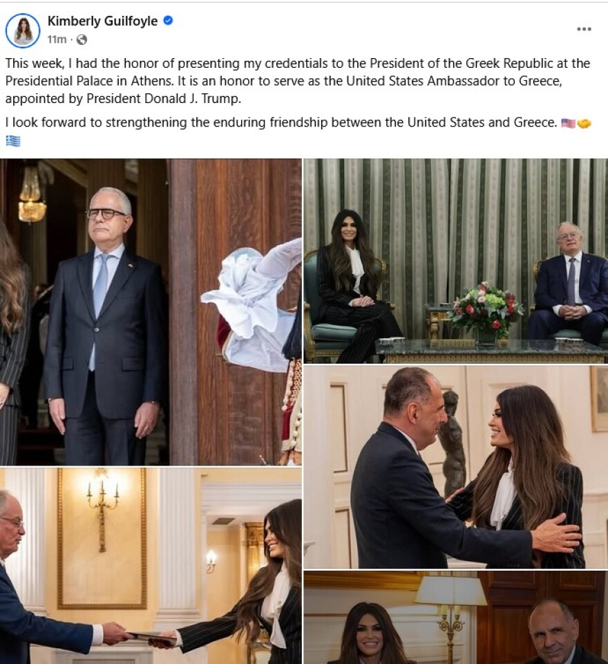 Η ανάρτηση της Κίμπερλι Γκιλφόιλ για τις πρώτες ημέρες στην Αθήνα - «Ανυπομονώ να ενισχύσω τη διαρκή φιλία ΗΠΑ και Ελλάδας»
