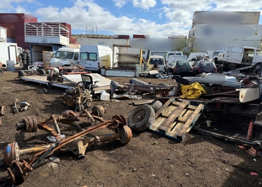 55χρονος συνελήφθη στον Ασπρόπυργο για μόλυνση περιβάλλοντος σε διαλυτήριο αυτοκινήτων