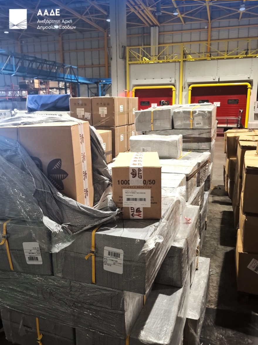 ΑΑΔΕ: Κατάσχεση 1,7 εκατομμυρίων λαθραίων τσιγάρων στο αεροδρόμιο «Ελ. Βενιζέλος»