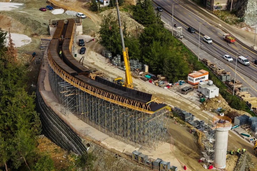 Η εξέλιξη των έργων του Flyover στη Θεσσαλονίκη μέσα από αεροφωτογραφίες