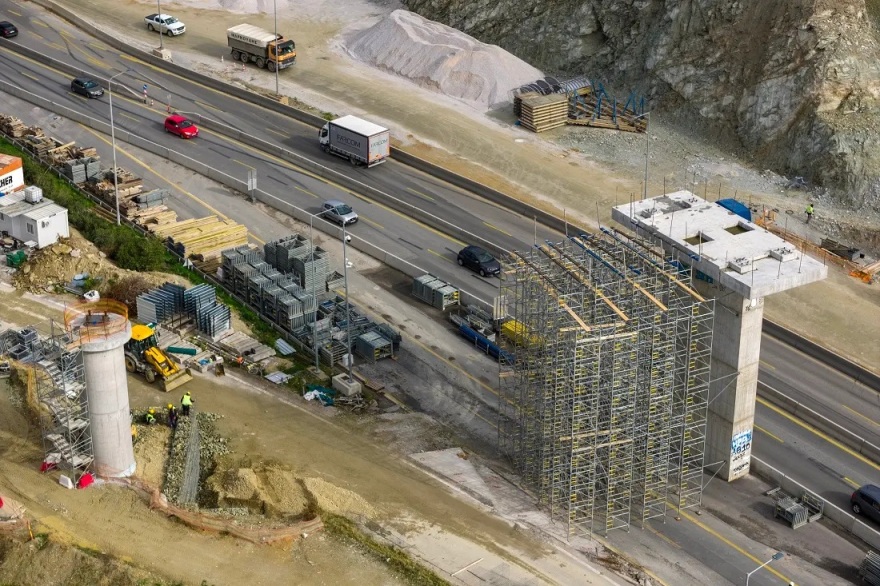 Η εξέλιξη των έργων του Flyover στη Θεσσαλονίκη μέσα από αεροφωτογραφίες