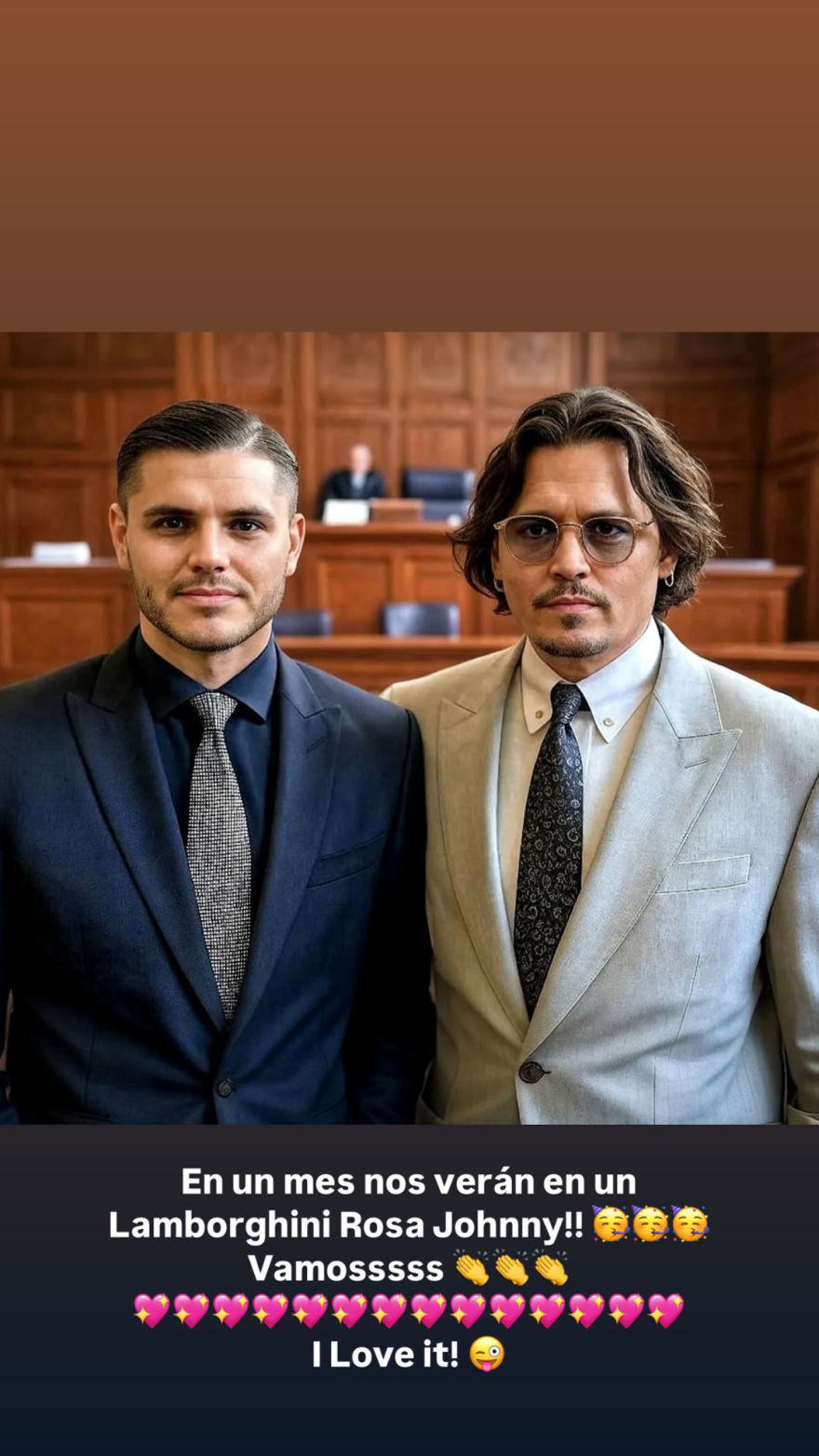 Η Γουάντα Νάρα φωτογραφήθηκε με τον Τζόνι Ντεπ και ο Ικάρντι  σταμάτησε να ακολουθεί τον ηθοποιό στο Instagram 