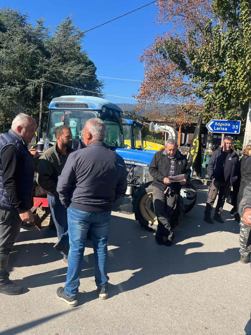 Κινητοποίηση αγροτών και κτηνοτρόφων στη Λάρισα - Έτοιμοι να κατέβουν ξανά στους δρόμους με τα τρακτέρ τους
