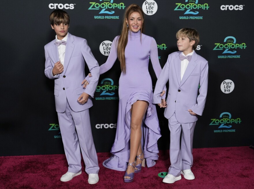Σακίρα: Η ασορτί εμφάνιση της Σακίρα με τους γιους της στην πρεμιέρα του «Zootopia 2» - Δείτε φωτογραφίες