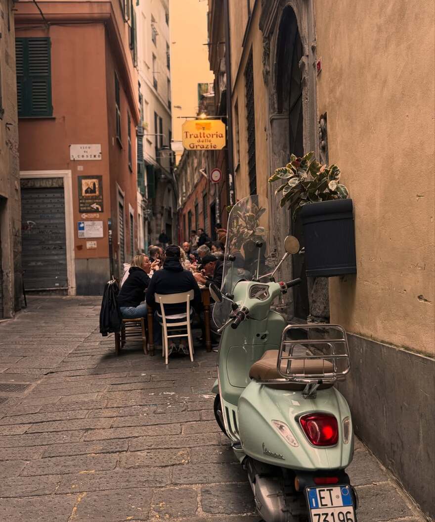 H Μαρία Μπεκατώρου δημοσίευσε φωτογραφίες από το ταξίδι της στη Γένοβα

