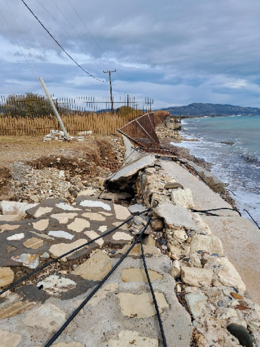 Ηραίο Σάμου: Έργα προστασίας από τη θαλάσσια διάβρωση υλοποιεί το υπουργείο Πολιτισμού