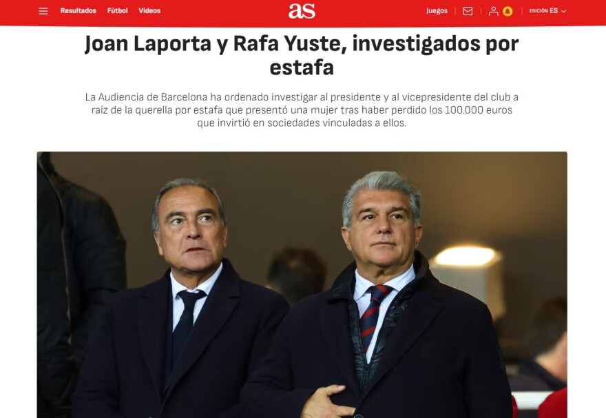 Μπαρτσελόνα: Πρόεδρος και αντιπρόεδρος των μπλαουγκράνα υπό δικαστική διερεύνση για υπόθεση απάτης