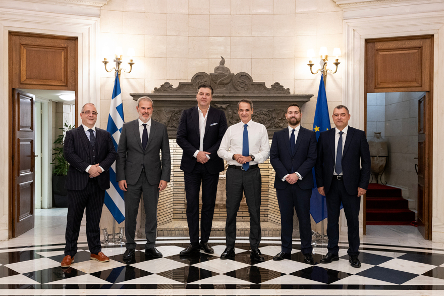 Με τον Ντέγιαν Μποντίρογκα συναντήθηκε ο Μητσοτάκης  - Συζήτησαν για το Final Four της Euroleague στην Αθήνα