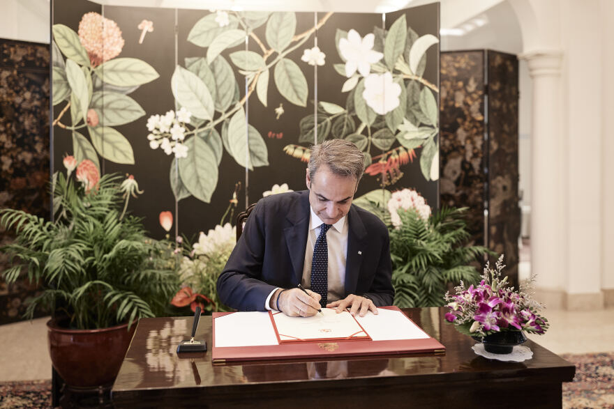 Κυριάκος Μητσοτάκης: Συναντήθηκε με τον πρωθυπουργό και τον πρόεδρο της Σιγκαπούρης - Συζήτησαν για την ενίσχυση των διμερών σχέσεων