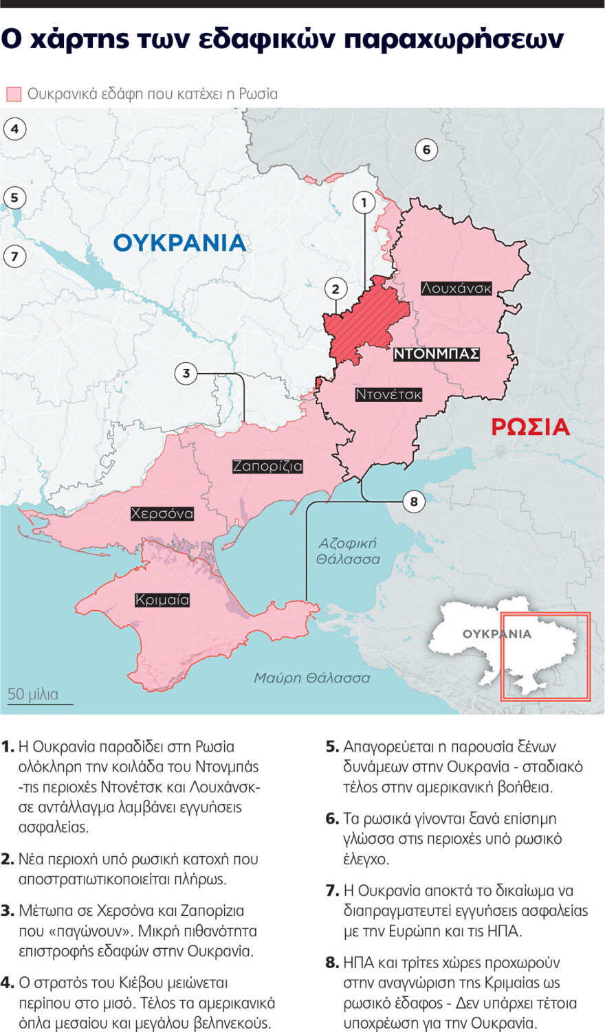 Πόλεμος στην Ουκρανία: Το τελεσίγραφο Τραμπ στον Ζελένσκι, η «Νέα Γιάλτα» και τι παίρνουν οι Ρώσοι
